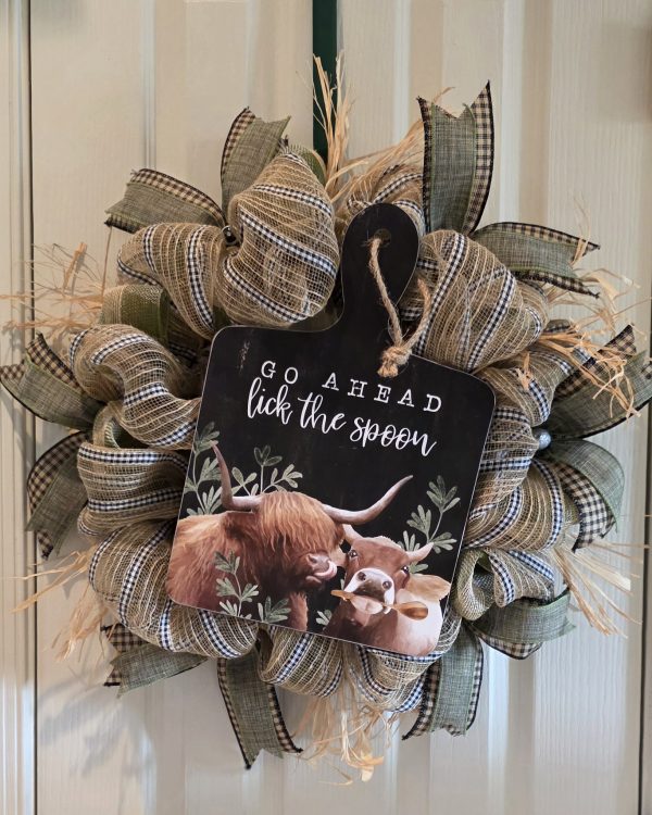 Lick the Spoon Wreath