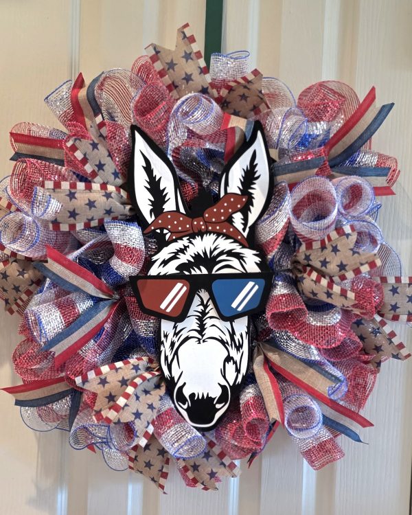 USA Donkey Wreath